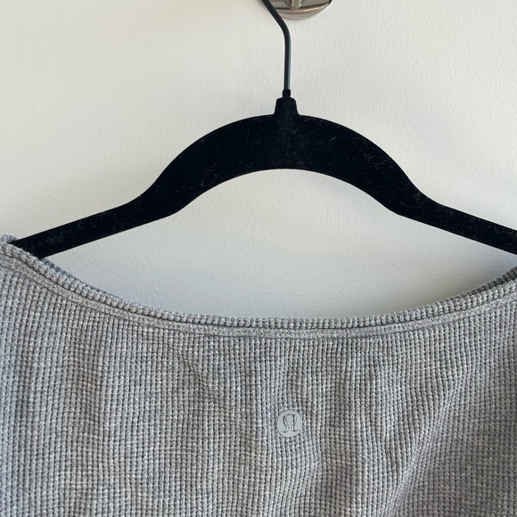 Lululemon Grey Ribbed Long sleeve - Picture 6 of 6